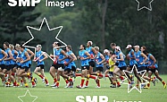 Karmichael Hunt in action during his first official training session for the Gold Coast Football Club at Carrara Stadium.AFL Training , Gold Coast , Queensland ,  Australia . Wednesday 2 June 2010 . Photo: Â© JASON O'BRIEN / SMP IMAGES