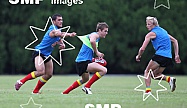 Karmichael Hunt in action during his first official training session for the Gold Coast Football Club at Carrara Stadium.AFL Training , Gold Coast , Queensland ,  Australia . Wednesday 2 June 2010 . Photo: Â© JASON O'BRIEN / SMP IMAGES