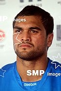 Karmichael Hunt in action during his first official training session for the Gold Coast Football Club at Carrara Stadium.AFL Training , Gold Coast , Queensland ,  Australia . Wednesday 2 June 2010 . Photo: Â© JASON O'BRIEN / SMP IMAGES