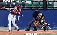 AUSTRALIAN BASEBALL LEAGUE - DECEMBER 21 2010, Melbourne Showgrounds - Game 1. Melbourne Aces 18 defeated Brisbane Bandits 8.