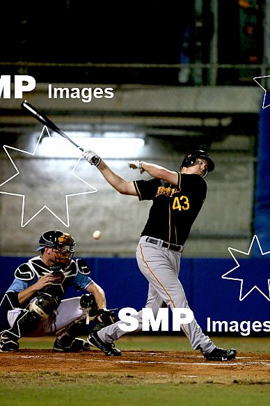 26-11-2010 AUSTRALIAN BASEBALL LEAGUE . SYDNEY BLUE SOX,  V  BRISBANE BANDITS,  VENUE BLACKTOWN OLYMPIC STADIUM .PHOTOGRAPHER NEIL EGERTON SMP IMAGES