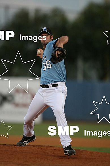 26-11-2010 AUSTRALIAN BASEBALL LEAGUE . SYDNEY BLUE SOX,  V  BRISBANE BANDITS,  VENUE BLACKTOWN OLYMPIC STADIUM .PHOTOGRAPHER NEIL EGERTON SMP IMAGES