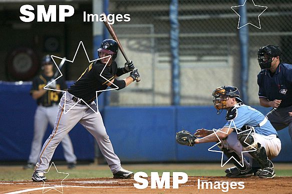 26-11-2010 AUSTRALIAN BASEBALL LEAGUE . SYDNEY BLUE SOX,  V  BRISBANE BANDITS,  VENUE BLACKTOWN OLYMPIC STADIUM .PHOTOGRAPHER NEIL EGERTON SMP IMAGES