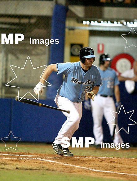 26-11-2010 AUSTRALIAN BASEBALL LEAGUE . SYDNEY BLUE SOX,  V  BRISBANE BANDITS,  VENUE BLACKTOWN OLYMPIC STADIUM .PHOTOGRAPHER NEIL EGERTON SMP IMAGES