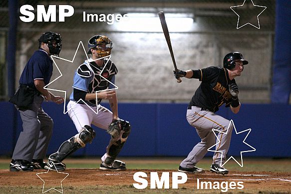 26-11-2010 AUSTRALIAN BASEBALL LEAGUE . SYDNEY BLUE SOX,  V  BRISBANE BANDITS,  VENUE BLACKTOWN OLYMPIC STADIUM .PHOTOGRAPHER NEIL EGERTON SMP IMAGES