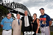 Trent Oeltjen_Sydney Blue Sox_Tom Brice,_Adelaide Bite  _Peter McKeon and Carolyn Hanson_Delta Airlines and Tom Nicholson_Major League Baseball