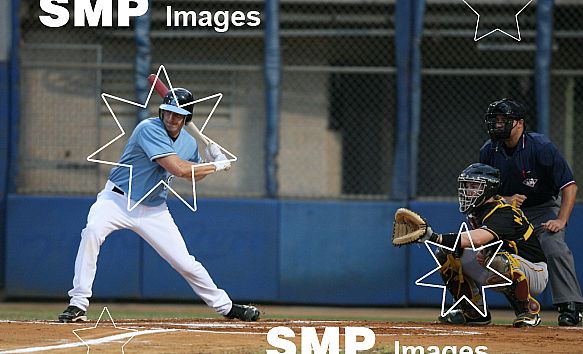 26-11-2010 AUSTRALIAN BASEBALL LEAGUE . SYDNEY BLUE SOX,  V  BRISBANE BANDITS,  VENUE BLACKTOWN OLYMPIC STADIUM .PHOTOGRAPHER NEIL EGERTON SMP IMAGES