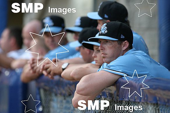 26-11-2010 AUSTRALIAN BASEBALL LEAGUE . SYDNEY BLUE SOX,  V  BRISBANE BANDITS,  VENUE BLACKTOWN OLYMPIC STADIUM .PHOTOGRAPHER NEIL EGERTON SMP IMAGES