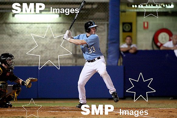 26-11-2010 AUSTRALIAN BASEBALL LEAGUE . SYDNEY BLUE SOX,  V  BRISBANE BANDITS,  VENUE BLACKTOWN OLYMPIC STADIUM .PHOTOGRAPHER NEIL EGERTON SMP IMAGES