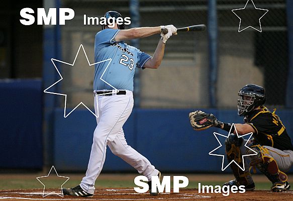 26-11-2010 AUSTRALIAN BASEBALL LEAGUE . SYDNEY BLUE SOX,  V  BRISBANE BANDITS,  VENUE BLACKTOWN OLYMPIC STADIUM .PHOTOGRAPHER NEIL EGERTON SMP IMAGES